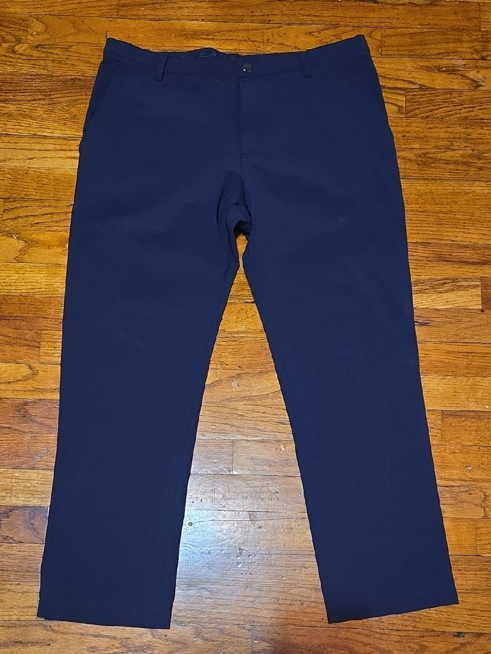 Ministry of Supply Standard Fit Blue Performance Chino Pants Size 36 X 28